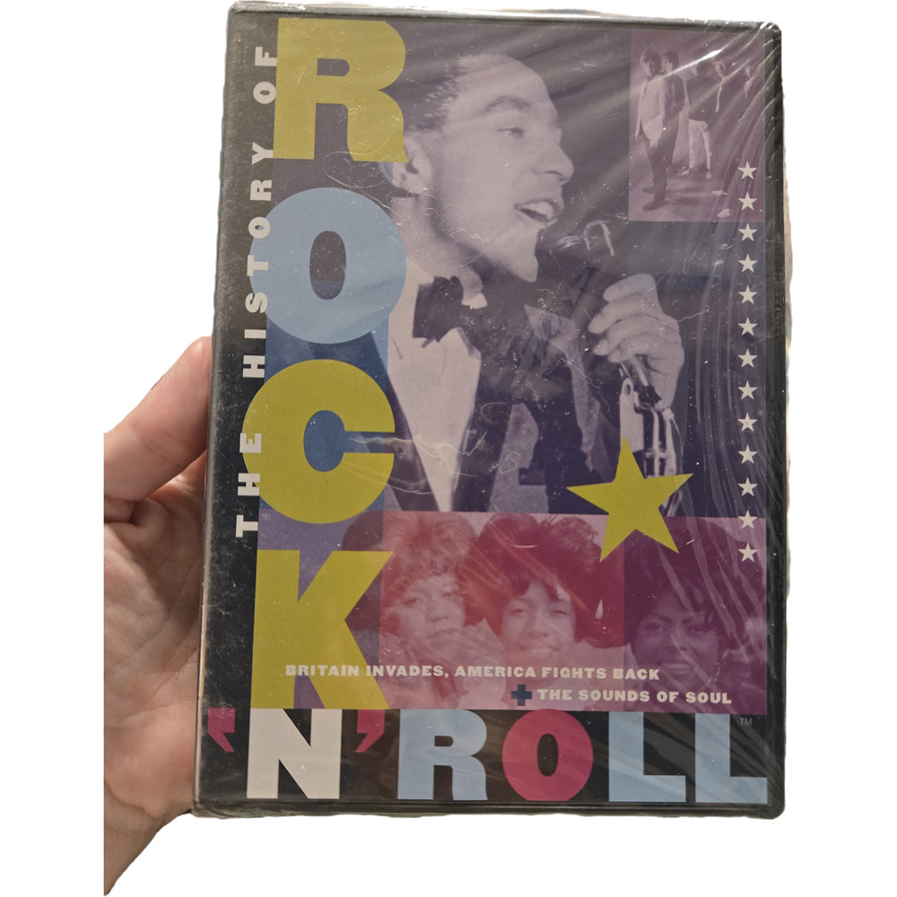 The History of Rock 'N' Roll Britain Invades Sounds of Soul DVD Time Life Sealed
